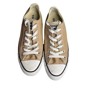 Converse All Star Low Profile Tan Women's sz 8 Sneakers Chuck Taylor